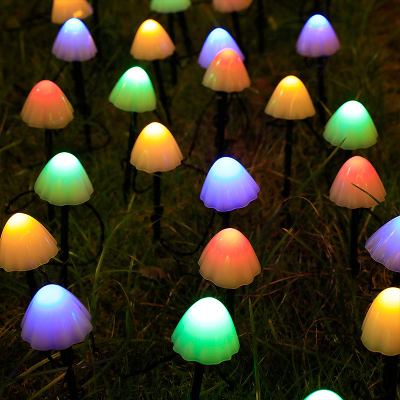 Crescent Moon Solar Garden Stake Lights Skanto