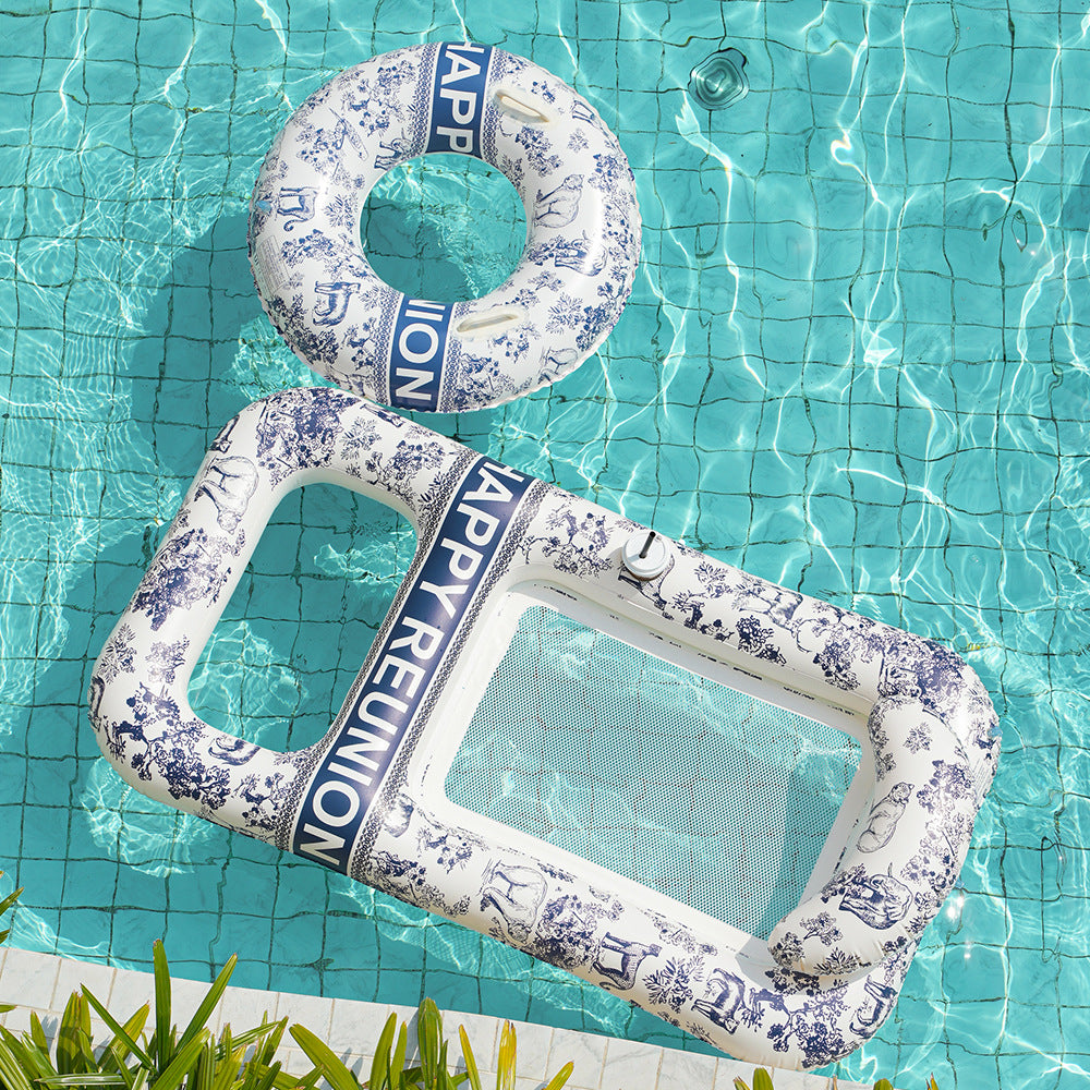 Unisex Elegant Swim Ring med Blomsterdesign Skanto