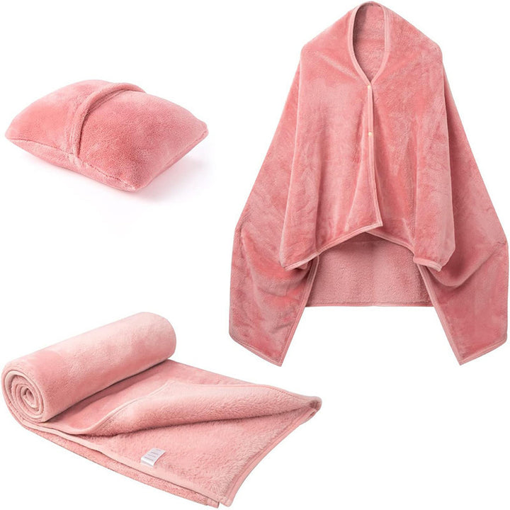 Dame kosepledd med arm-design og pute Skanto