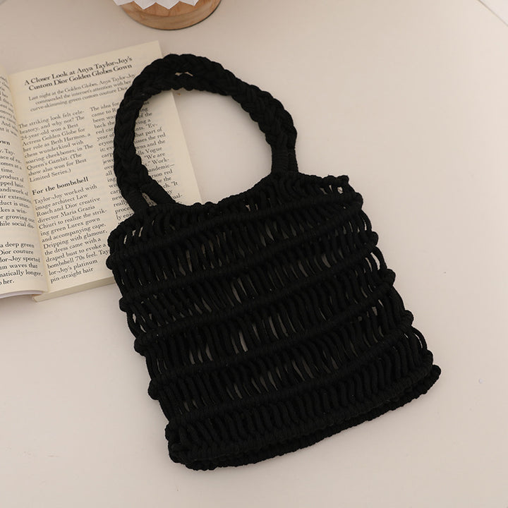 Flettet Makramee Crossbody Bag Skanto