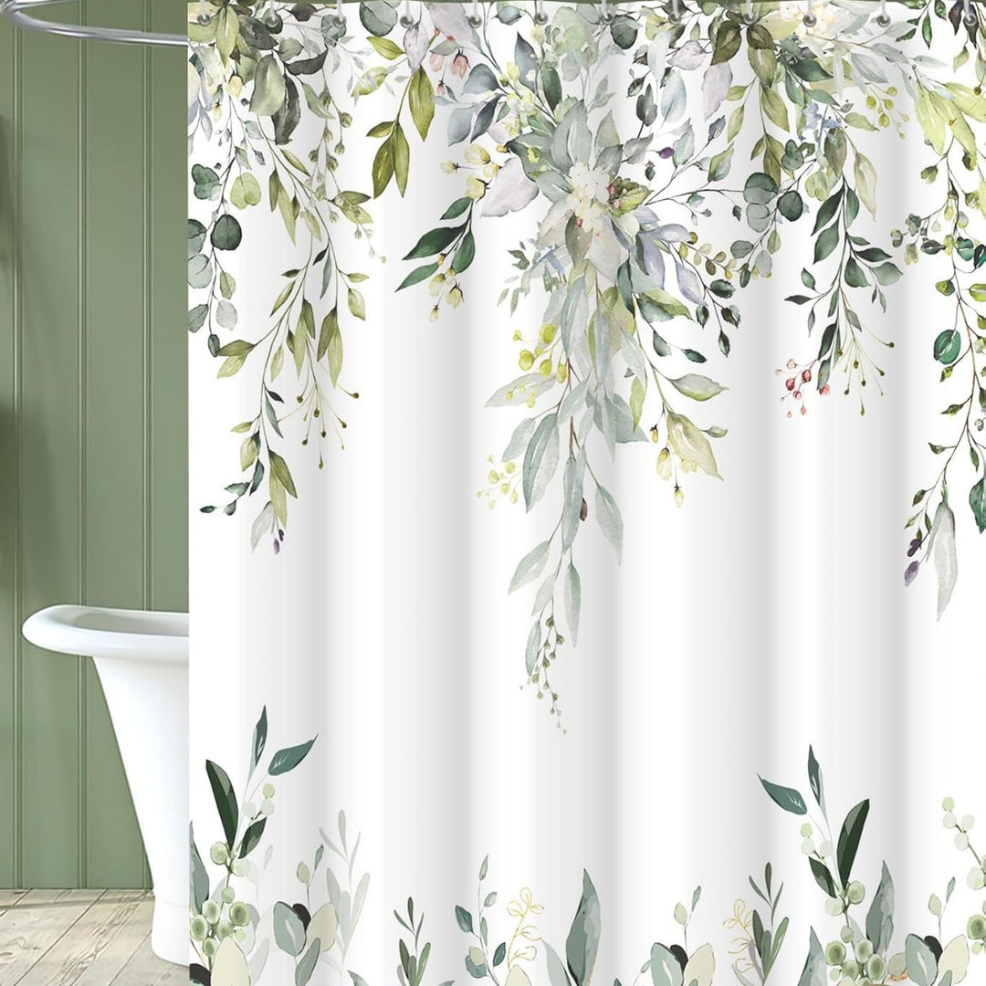 Blomstertrykk dusjkappe Skanto