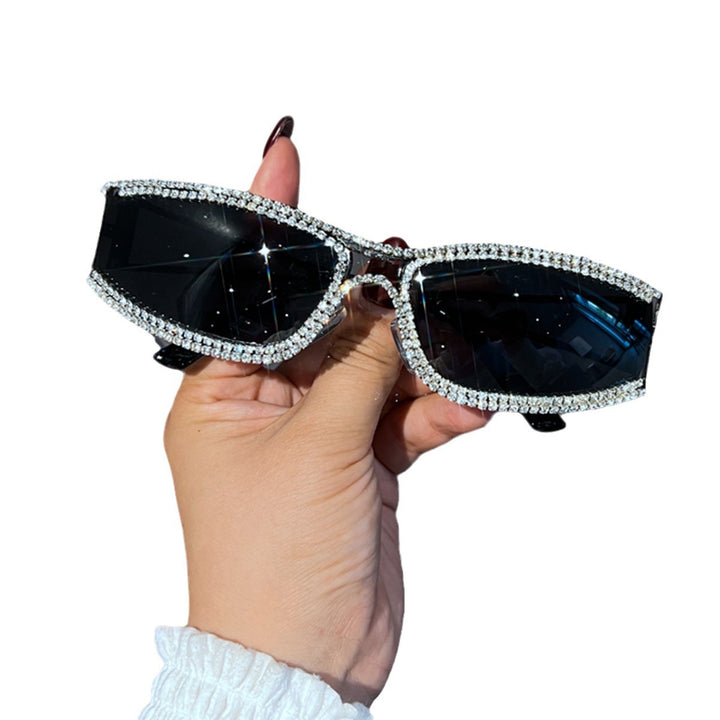 Damer Glamourøs Vintage-solbrille med strassdekor Skanto