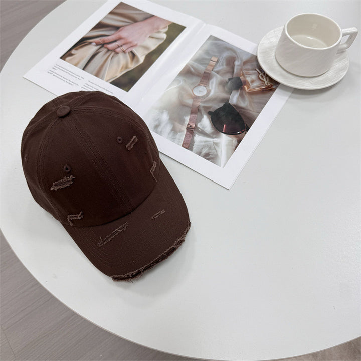 Herre Slitt Vintage-Stil Baseball Caps Skanto