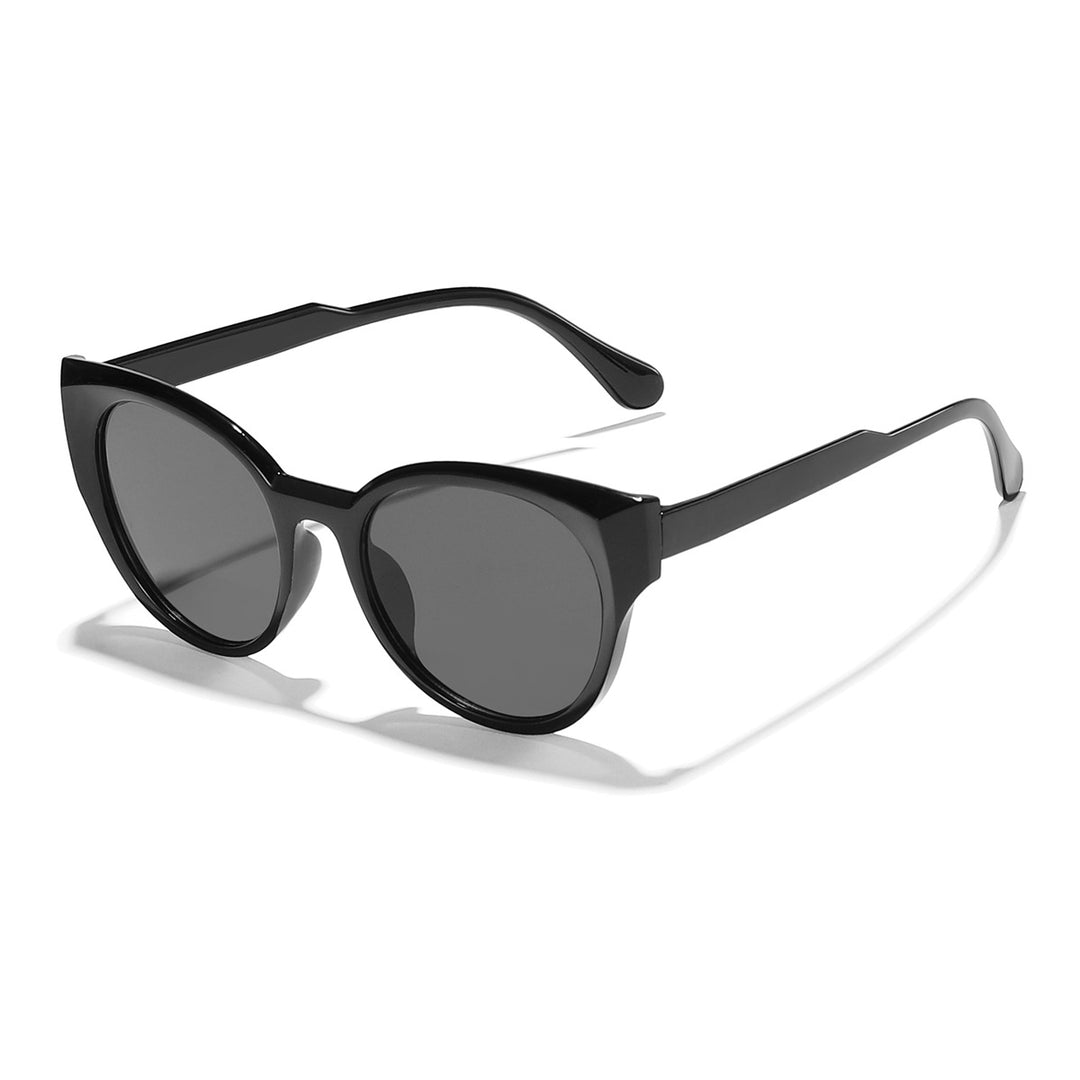 Damer stilige solbriller med elegant transparent ramme Skanto