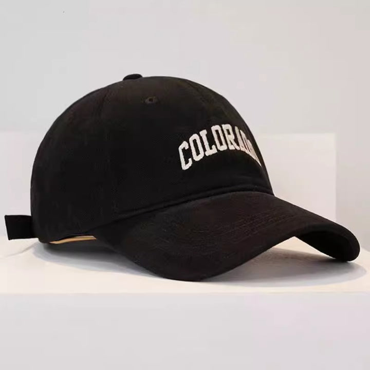 Herrer Bomull Justerbar Brodert Baseball Caps Skanto