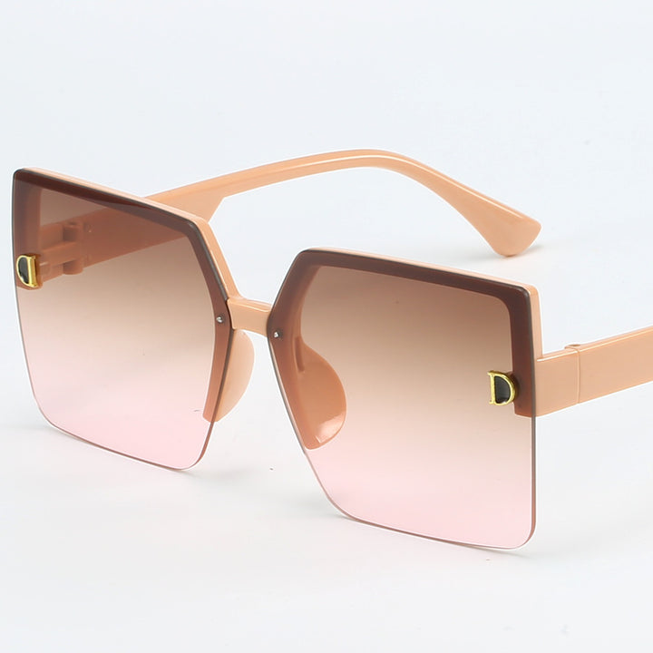 Damer oversized solbrille med høy kvalitet gradient Skanto
