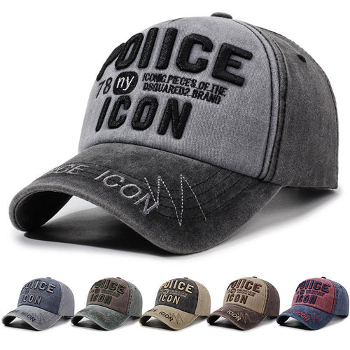 Herre Vintage-inspirert Brodert Baseball Caps Skanto