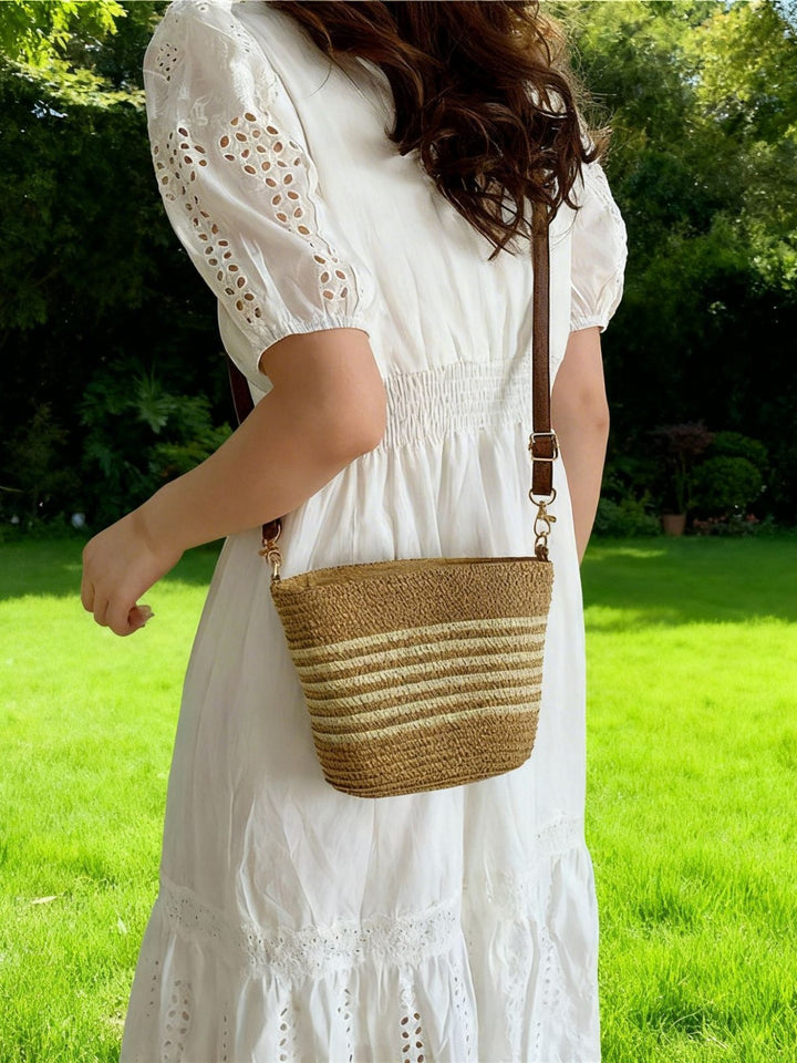 Håndlaget skulderveske i boho-stil Skanto