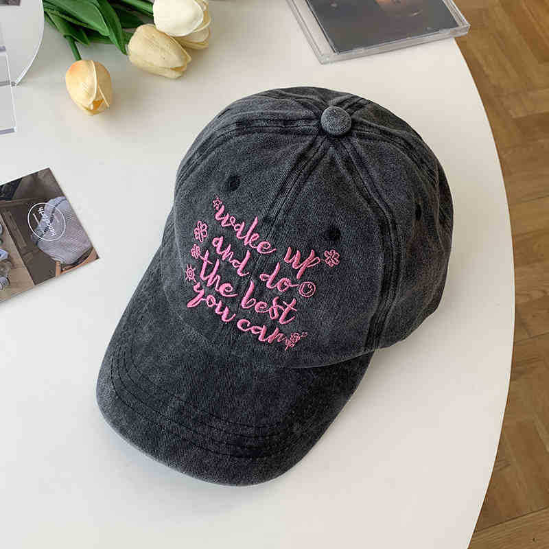 Kvinnens Motiverende Brodert Caps Skanto