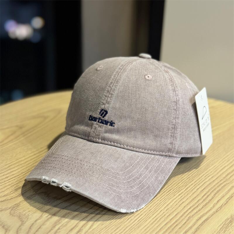 Men's Distressed Cotton Twill Baseball Cap Skanto