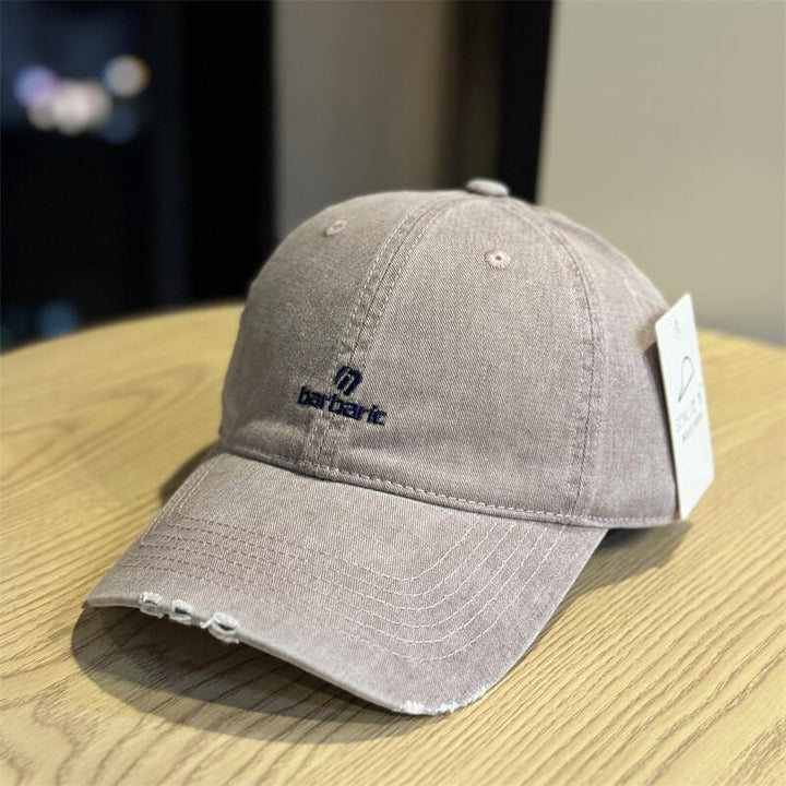 Men's Distressed Cotton Twill Baseball Cap Skanto