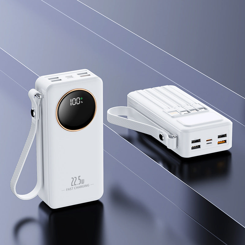 Høyytelses hurtiglade-powerbank med digital skjerm Skanto