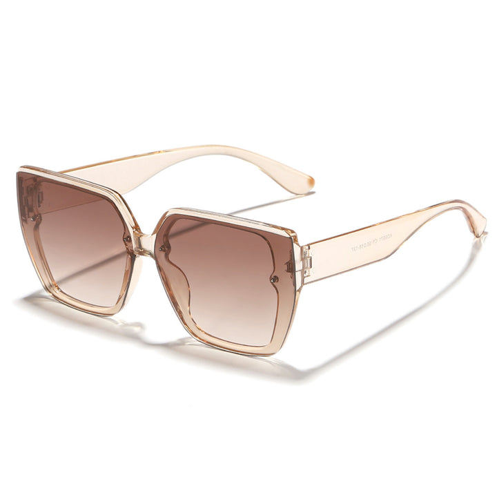 Dame oversized solbriller med elegant design Skanto