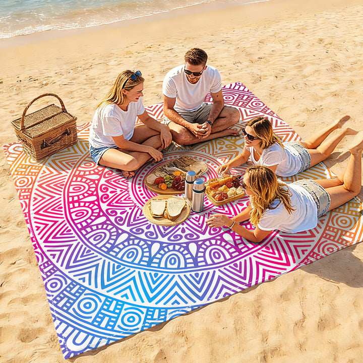 Mandala Design Strandmat Skanto
