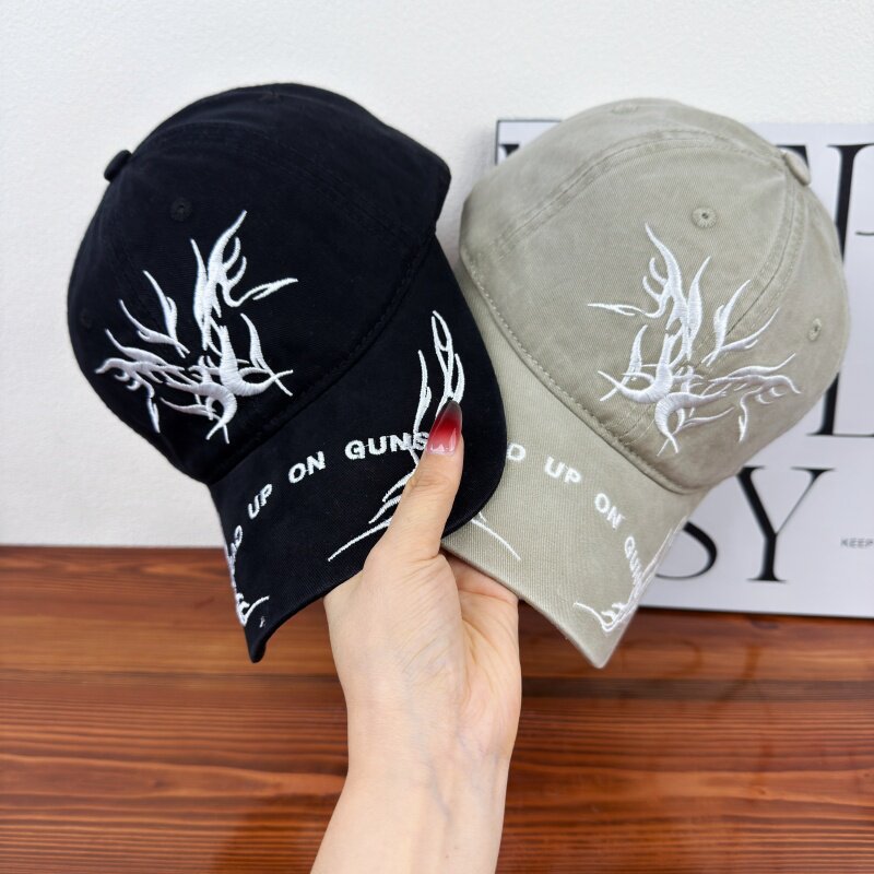 Herre Brodert Grafisk Baseball Caps Skanto