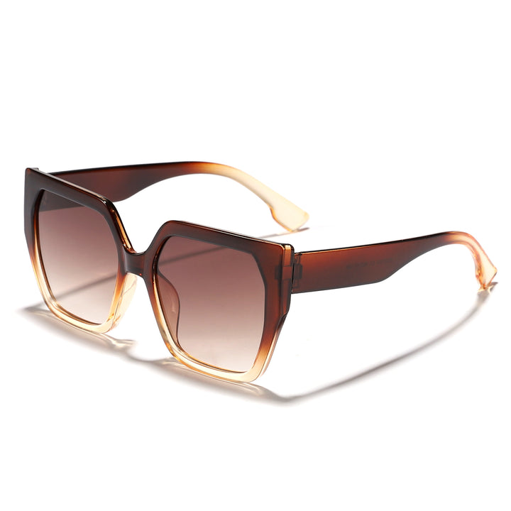 Dame oversized kvadratisk solbrille med enestående komfort og moderne design Skanto