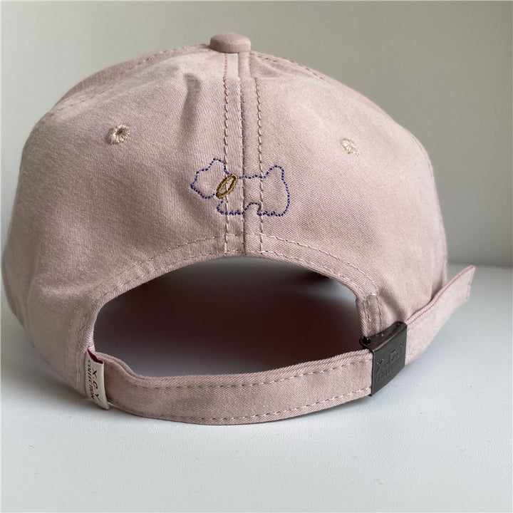 Kvinnens Suede Brodert Baseball Caps Skanto