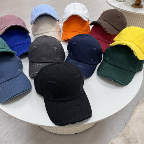 Herre Slitt Vintage-Stil Baseball Caps Skanto