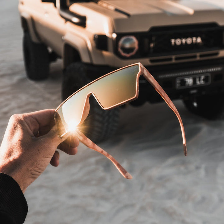 Dame moteriktig solbrille Skanto