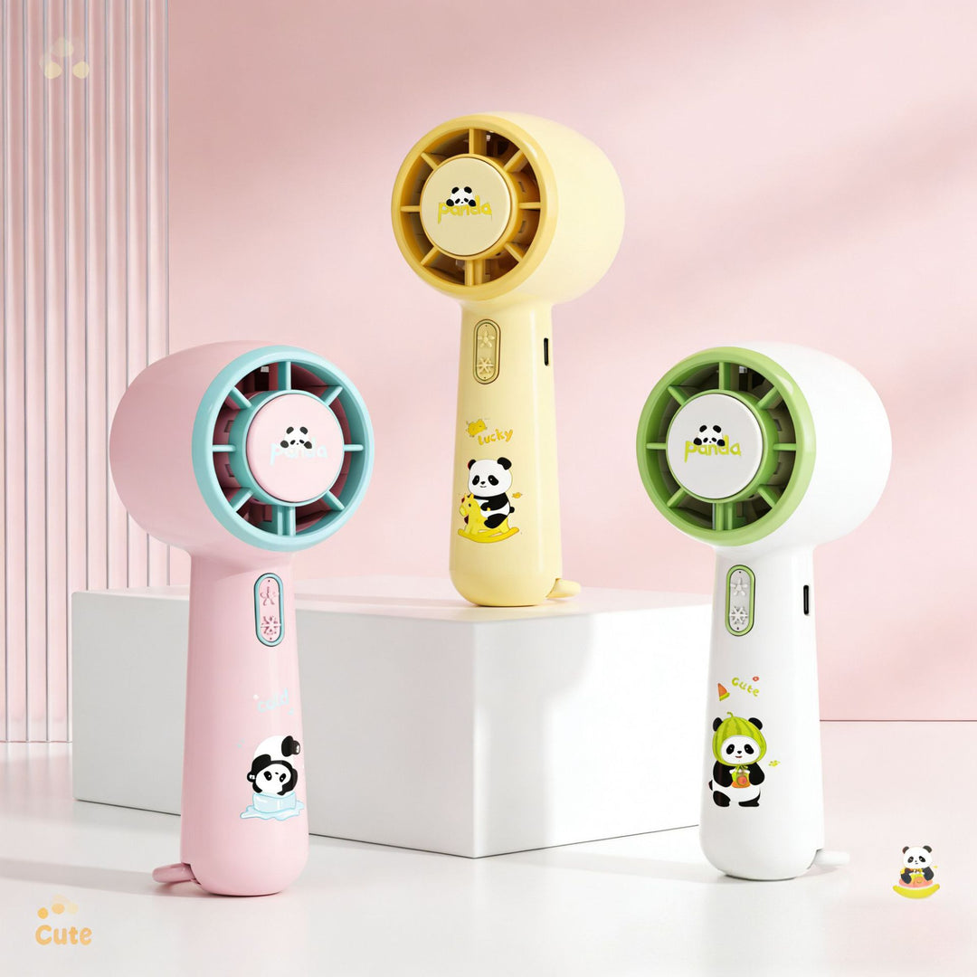 Kvinne bærbar mini vifte i panda design Skanto