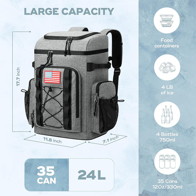 Sporty all-round backpack with multifunctional compartments Skanto