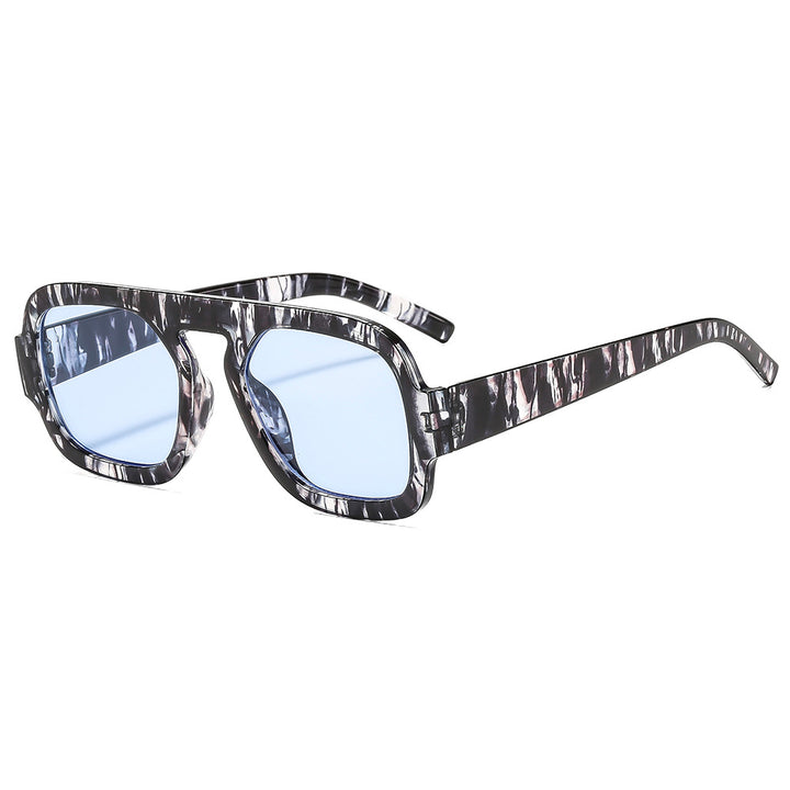 Men's Bold Retro-Inspired Square Sunglasses Skanto