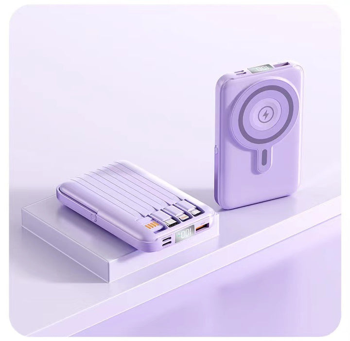 Bærbar Powerbank med intelligent hurtigladefunksjon og LED-skjerm Skanto