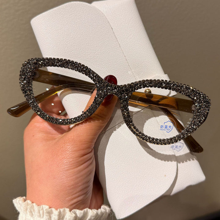 Damer Glitrende Cat-Eye Solbriller Skanto