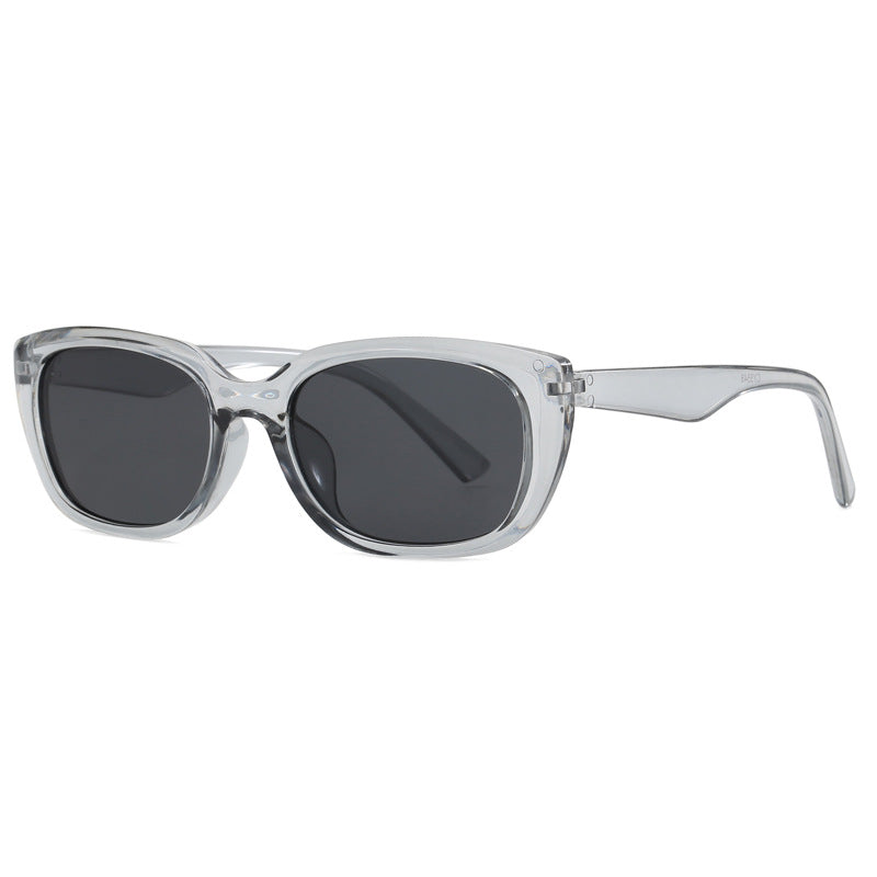 Dame trendy cat-eye solbriller i minimalistisk design skanto
