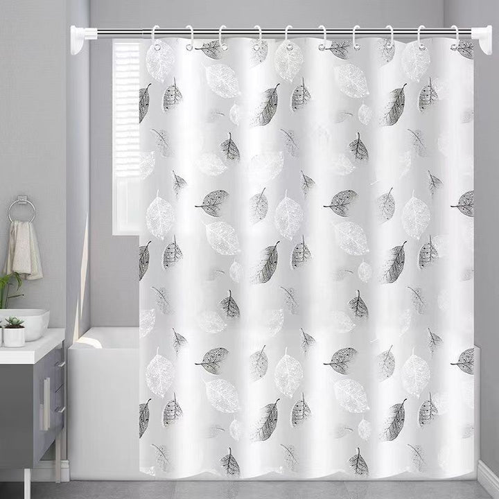 Elegant Leaf Print Baderomsdusjforheng Skanto