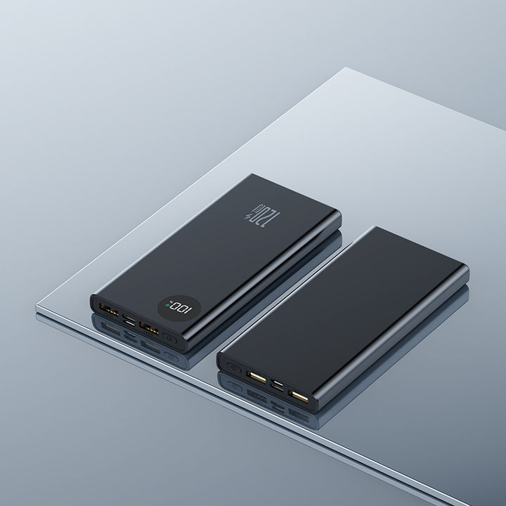 Høyytelses hurtiglader powerbank med digital energidisplay Skanto