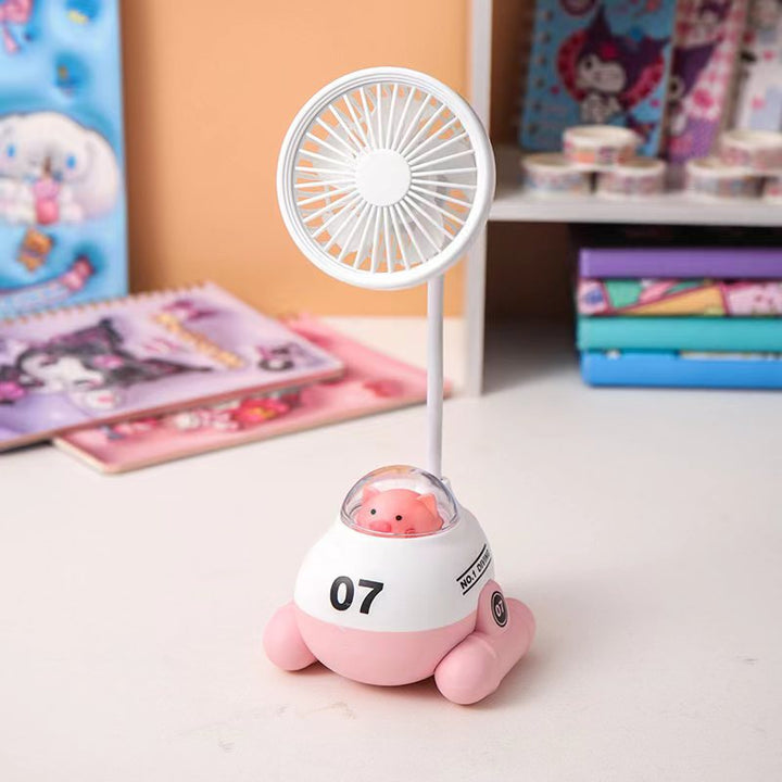 Unisex Bærbar Mini-vifte i søtt panda-design Skanto