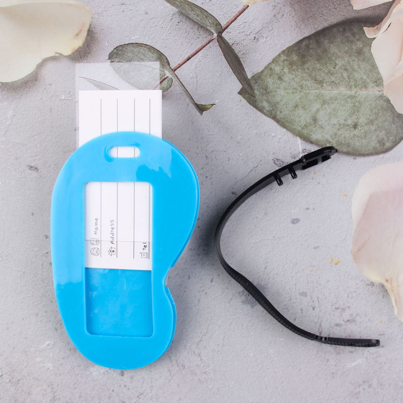 Morsom blomstret bagasjelapp Skanto