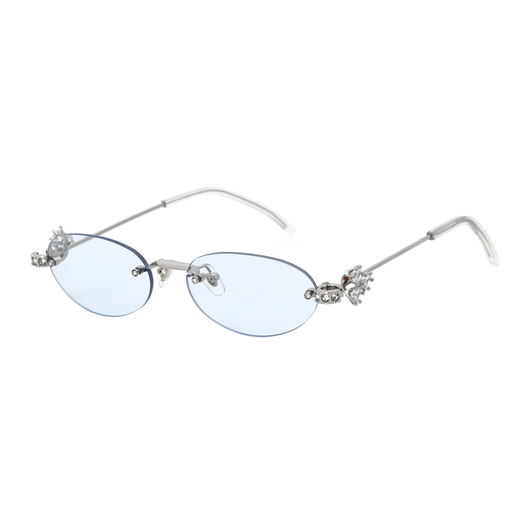 Dame Designer-solbrille med luksuriøse dekorasjoner Skanto