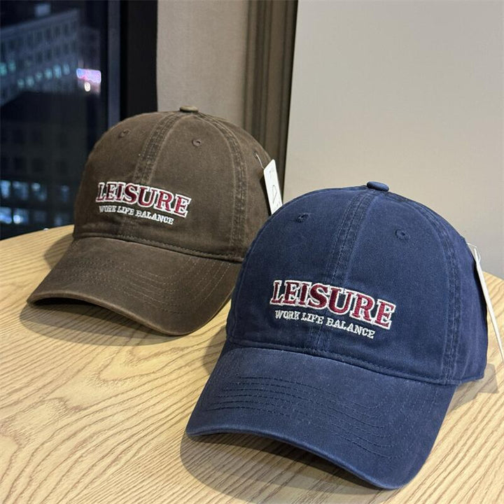 Kvinne Brodert Fritid Caps Skanto
