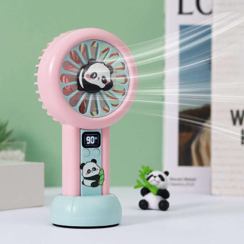 Unisex Bærbar Mini-vifte med LED-skjerm Skanto