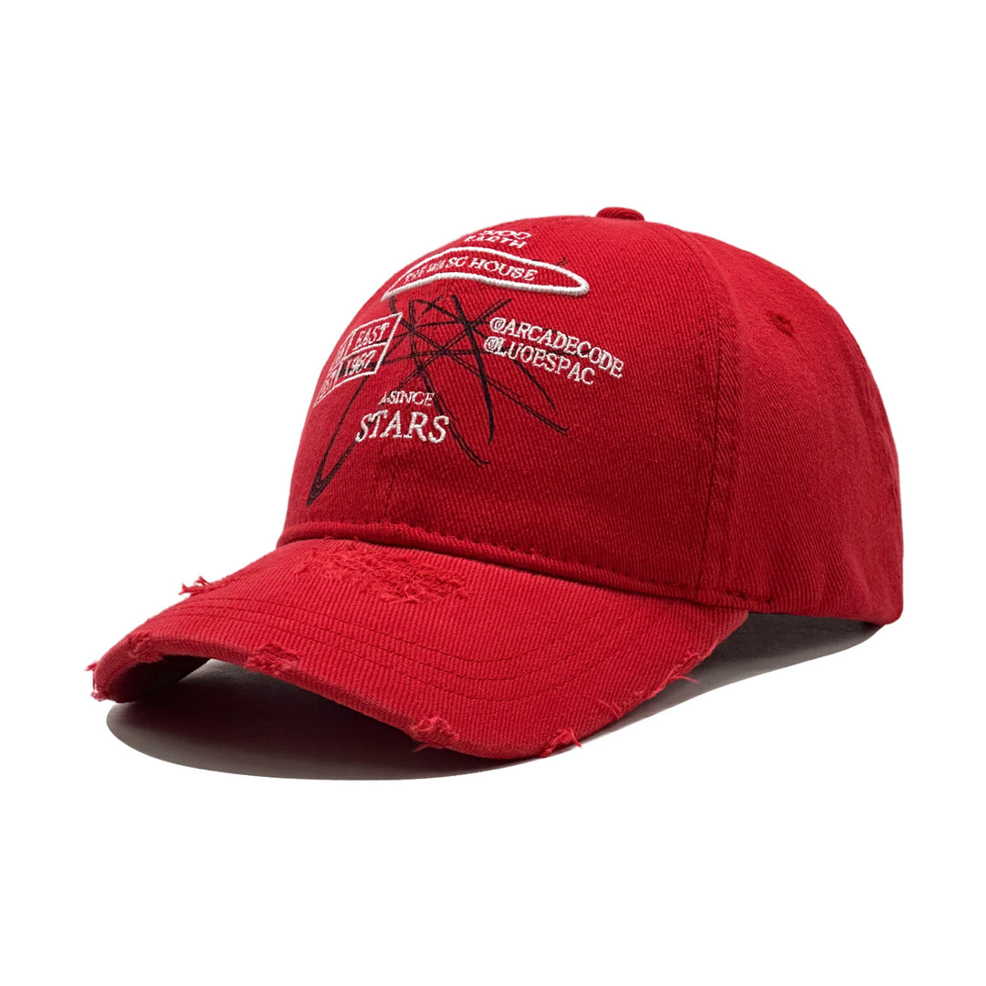 Dame casual og stilfull cap med broderi-design Skanto