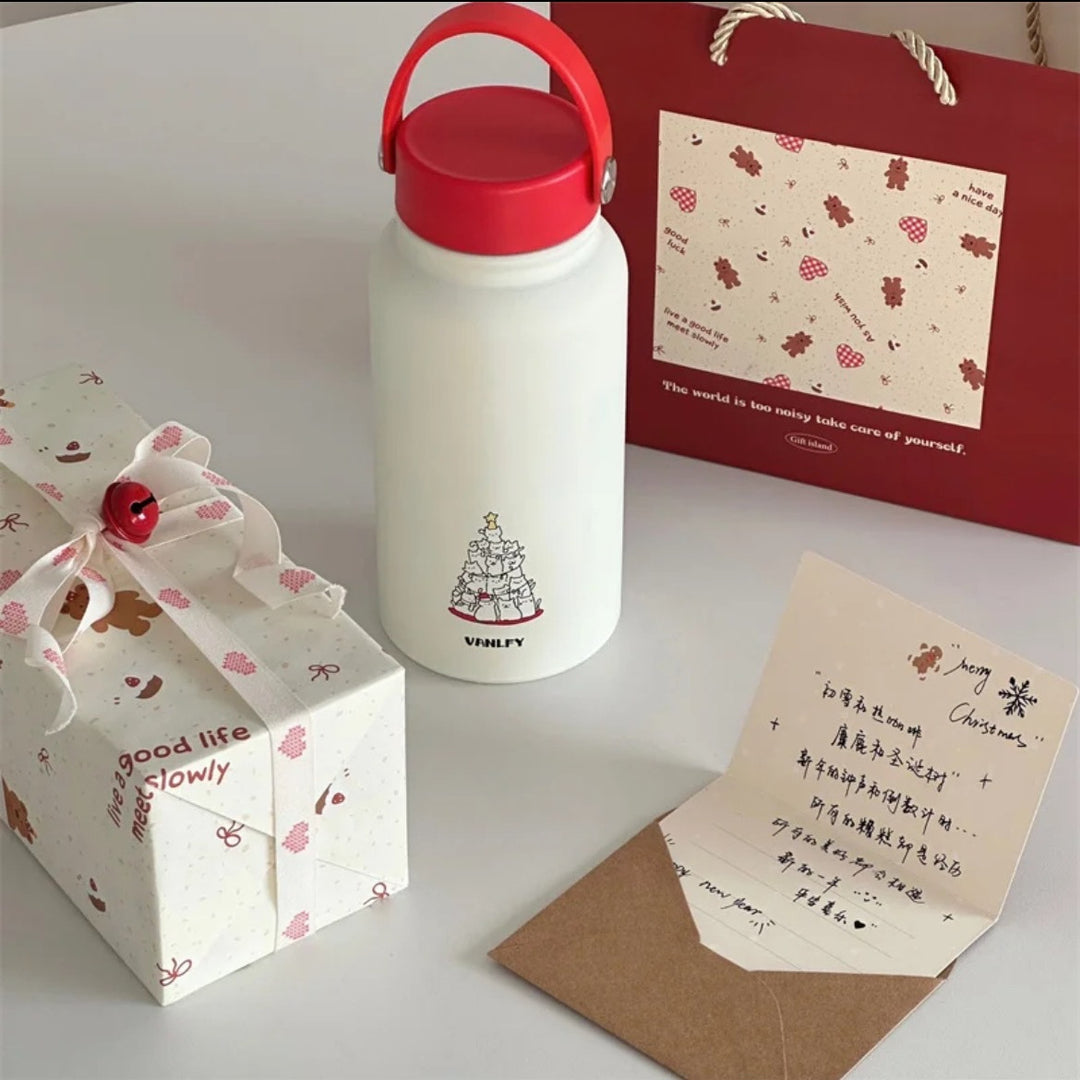 Damen Isoliertrinkflasche mit kreativem Tierdesign und praktischem Klappverschluss Skanto