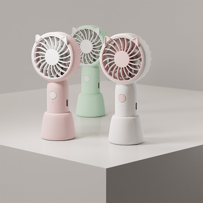 Dame bærbar håndvifte i elegant dyredesign Skanto