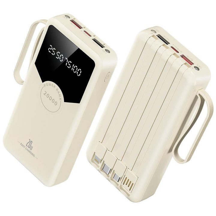 Powerbank med hurtiglading og LED-skjerm Skanto
