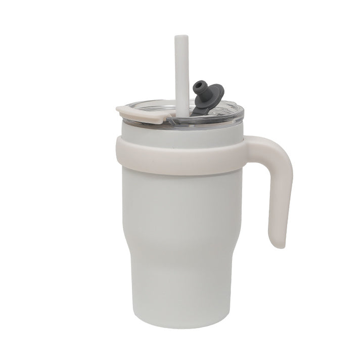 Dame Isolert To-Go-Kopp med Ergonomisk Håndtak og Fleksibel Strå Skanto