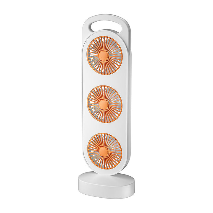 Unisex Multi-Head Portable Desk Fan Skanto