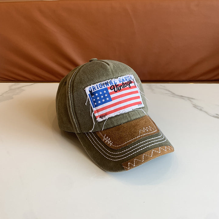Kvinne Vintage-inspirert slitt baseball cap Skanto