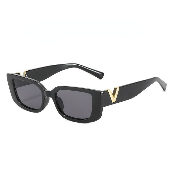 Dame moterik solbrille med markant trykk Skanto