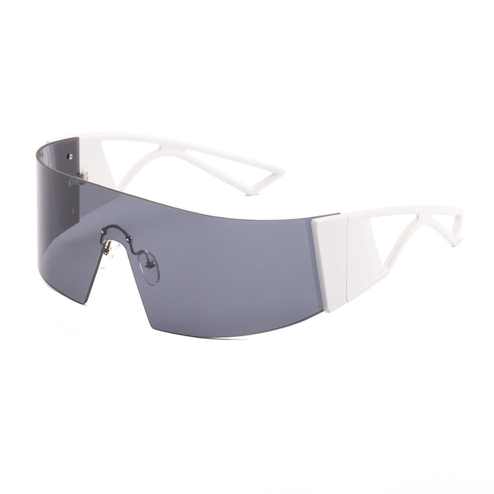 Dame sporty solbriller i futuristisk design Skanto