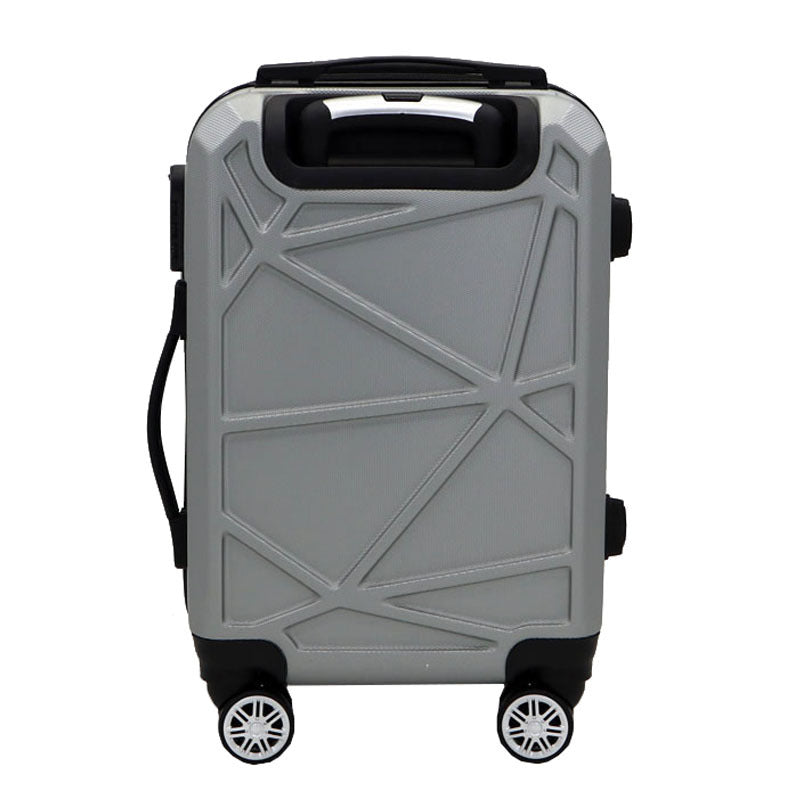 Unisex Geometrisk Hard Shell Spinner Koffert Skanto
