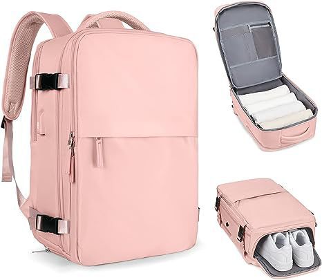 Unisex multifunksjonell reisekoffert ryggsekk med separat sko rom Skanto