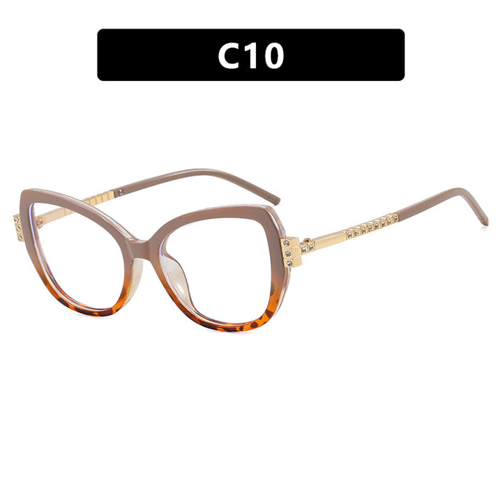 Dame oversized solbrille med beskyttende UV-filter og elegante aksenter Skanto