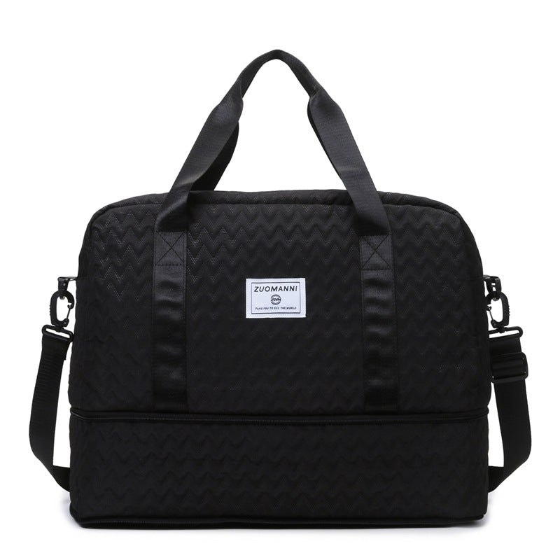 Sporty tote bag with structured outer material Skanto