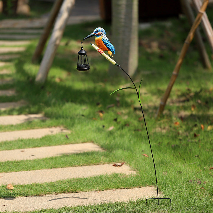 Dekorativ Solar Flamingo Hage Stake Lampe Med Justerbar Metallarm Og Integrert LED Skanto